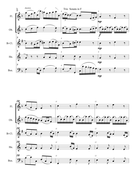 Trio Sonata in F image number null