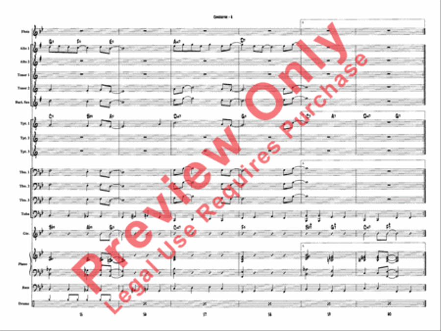 Ben's Blues Jazz Ensemble scores gallery preview page 10