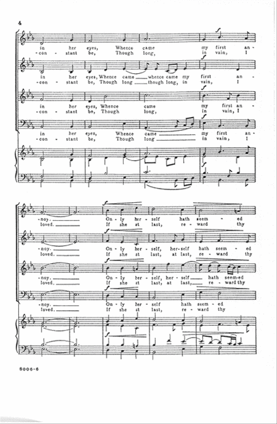 Awake, Sweet Love Awake, Sweet Love 4-Part scores gallery preview page 4