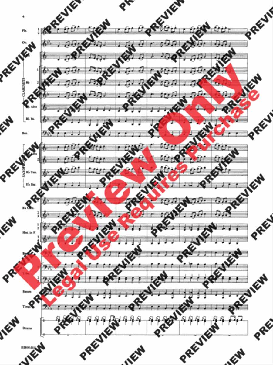 Lethbridge Overture Concert Band scores gallery preview page 5