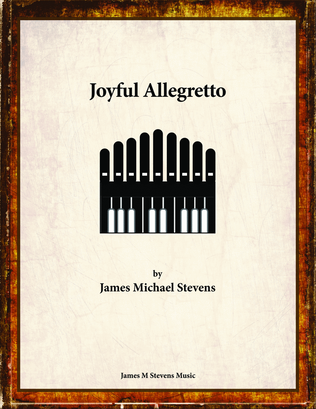 Book cover for Joyful Allegretto - Organ Solo