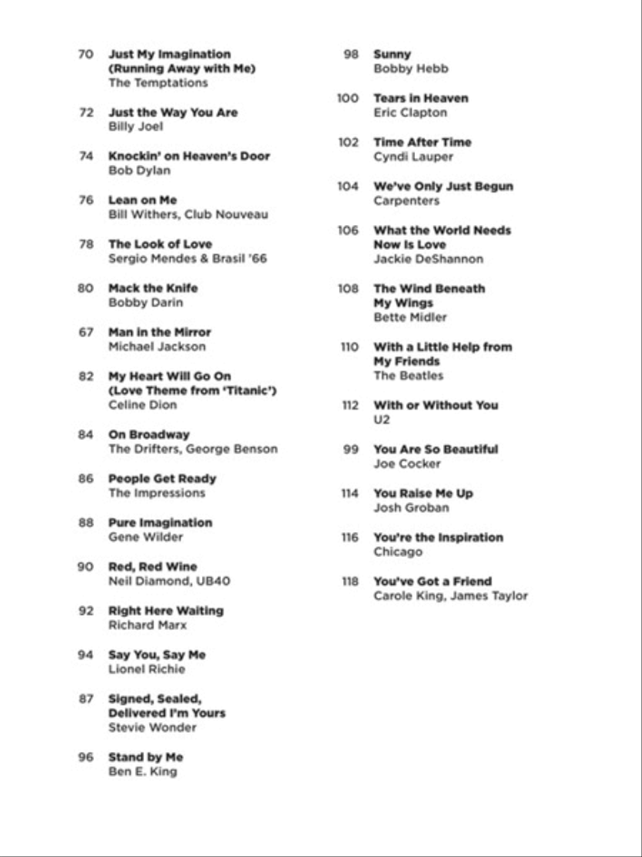 Pop Standards – Super Easy Songbook Easy Piano scores gallery preview page 3
