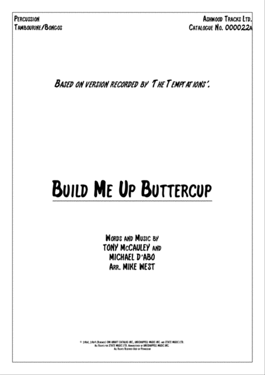 Build Me Up, Buttercup Build Me Up, Buttercup Small Ensemble scores gallery preview page 1