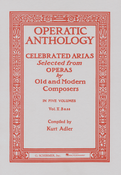 Operatic Anthology, Volume 5 - Bass