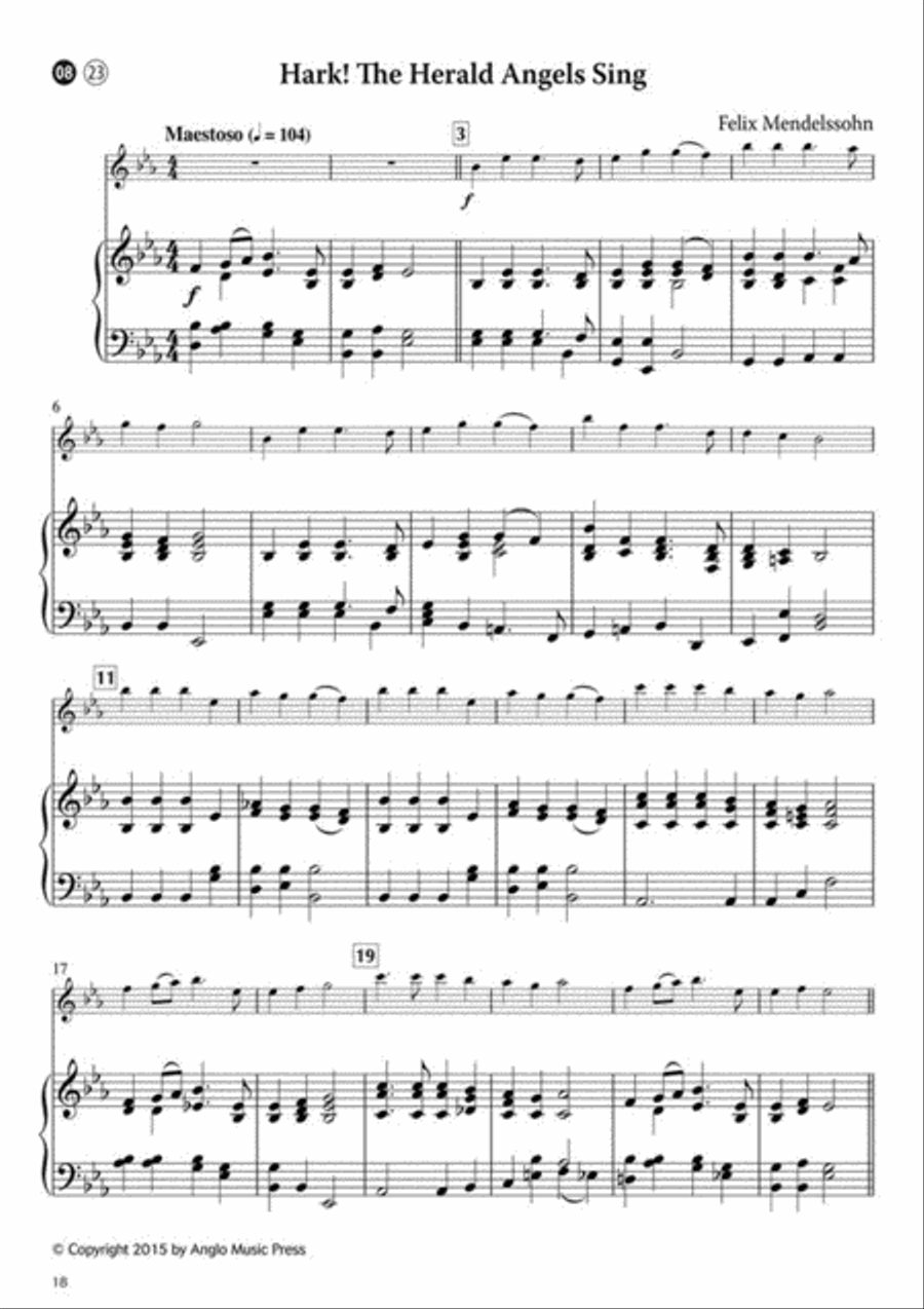 15 Easy Christmas Carols 15 Easy Christmas Carols Flute Solo scores gallery preview page 3