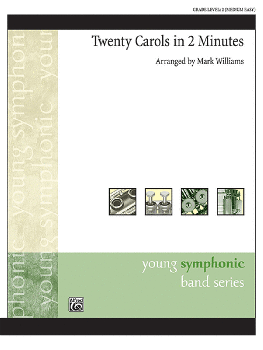 Twenty Carols in 2 Minutes Concert Band scores gallery preview page 1