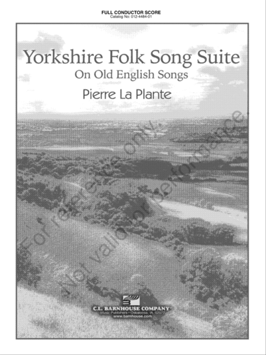Yorkshire Folk Song Suite Concert Band scores gallery preview page 2