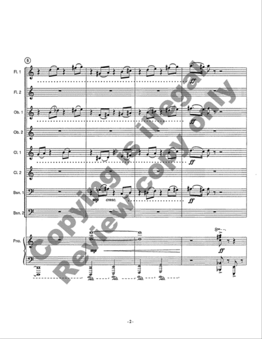 With Love and Hisses Chamber Orchestra scores gallery preview page 4