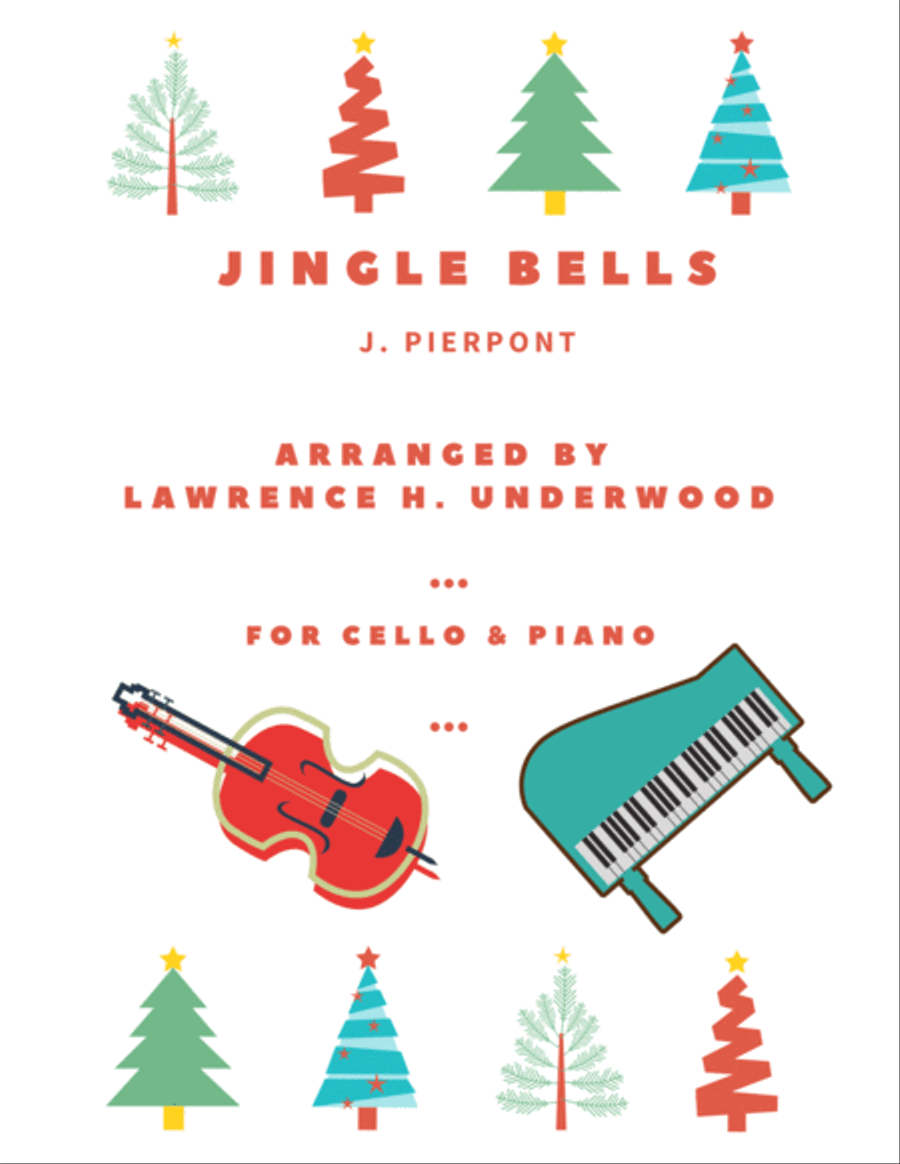 Jingle Bells for Solo Cello Piano scores gallery preview page 1
