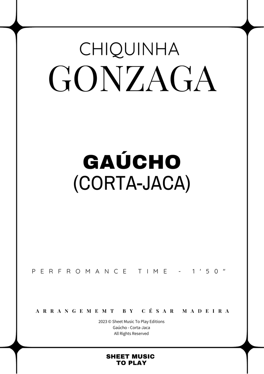 Gaúcho (Corta-Jaca) - Bb Clarinet and Piano - W/Chords (Full Score and Parts) B-Flat Clarinet scores gallery preview page 2