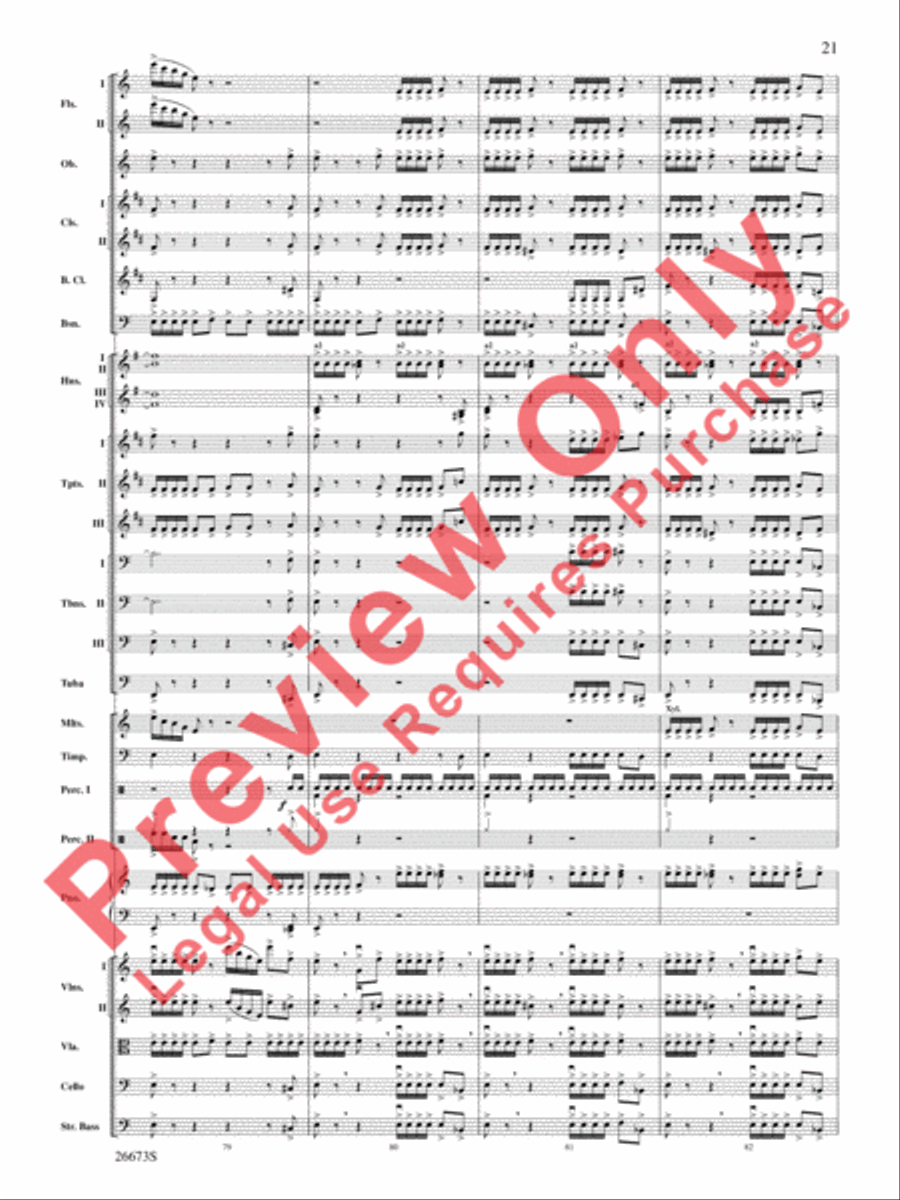 Superman Returns, Concert Selections from Full Orchestra scores gallery preview page 22