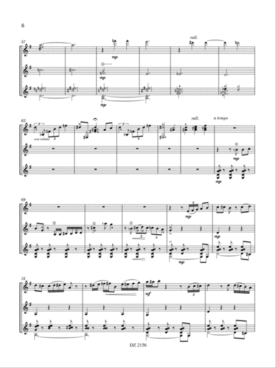Time Go Time Go Guitar Ensemble scores gallery preview page 6