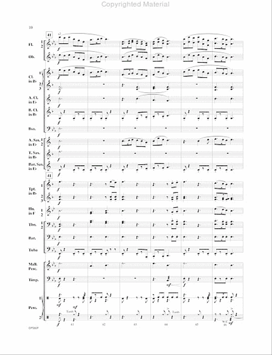 Highland Celebration Concert Band scores gallery preview page 11