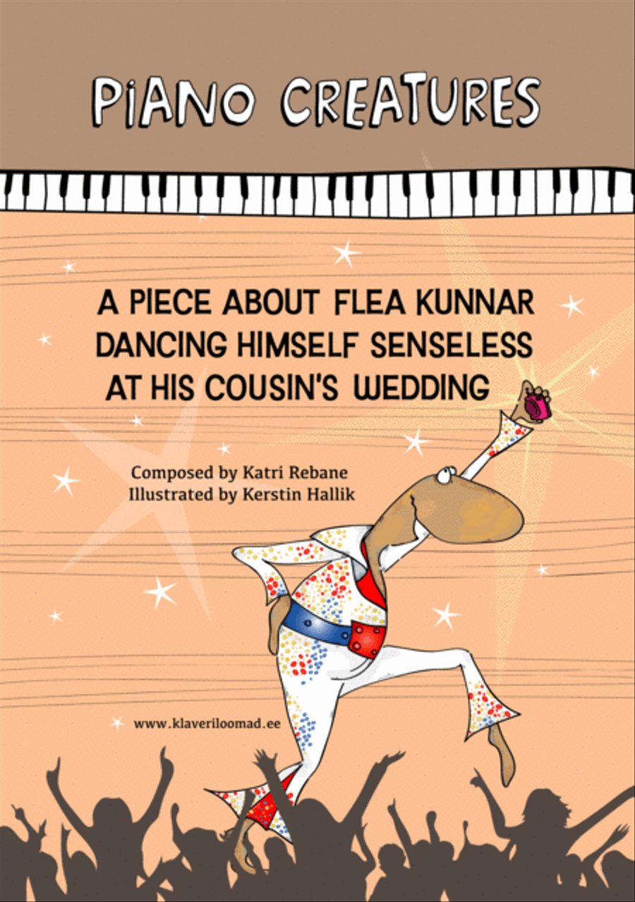 Piano Creatures. A Piece About Flea Kunnar, Dancing Himself Senseless at His Cousin's Wedding Piano Method scores gallery preview page 1