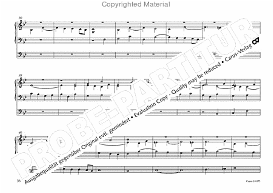 Freiburger Orgelbuch: Stammteil Organ Solo scores gallery preview page 37