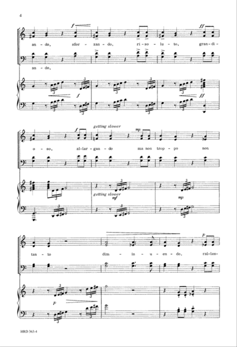 Musical Risotto Musical Risotto 4-Part scores gallery preview page 5