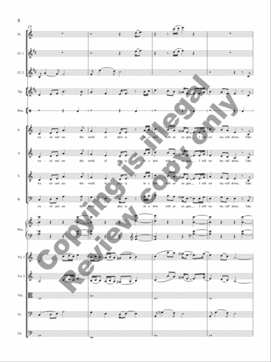 Dream (Full Score) Dream (Full Score) Choir scores gallery preview page 7