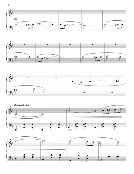 The Godfather Waltz by Nino Rota Piano Solo - Digital Sheet Music