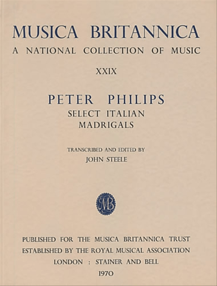 Select Italian Madrigals 4-Part scores gallery preview page 1