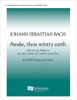 Book cover for Cantata 129: Awake, thou wintry earth (Dem wir das Heilig itzt)