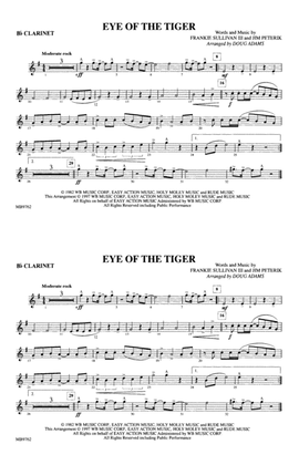 Book cover for Eye of the Tiger: 1st B-flat Clarinet