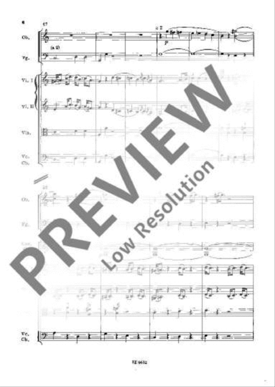 Symphony No. 34 C major Orchestra scores gallery preview page 17