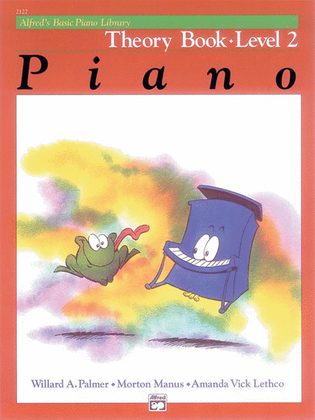 Book cover for Alfred's Basic Piano Course Theory, Level 2