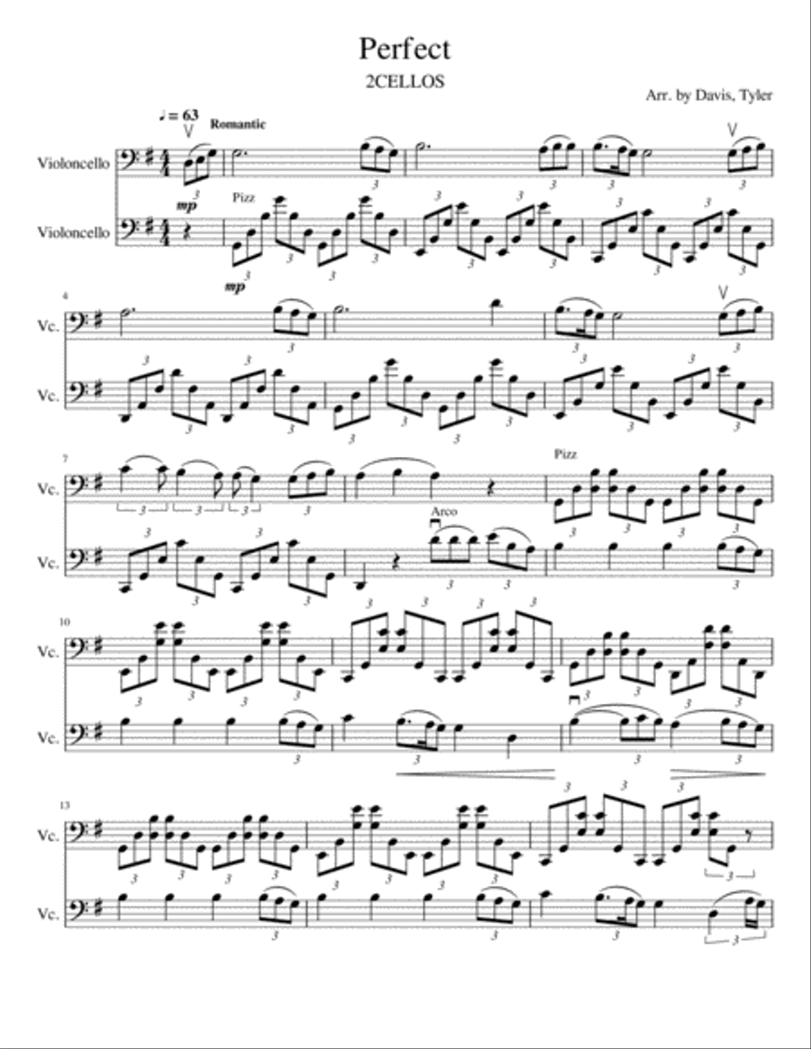 Perfect String Duet scores gallery preview page 1