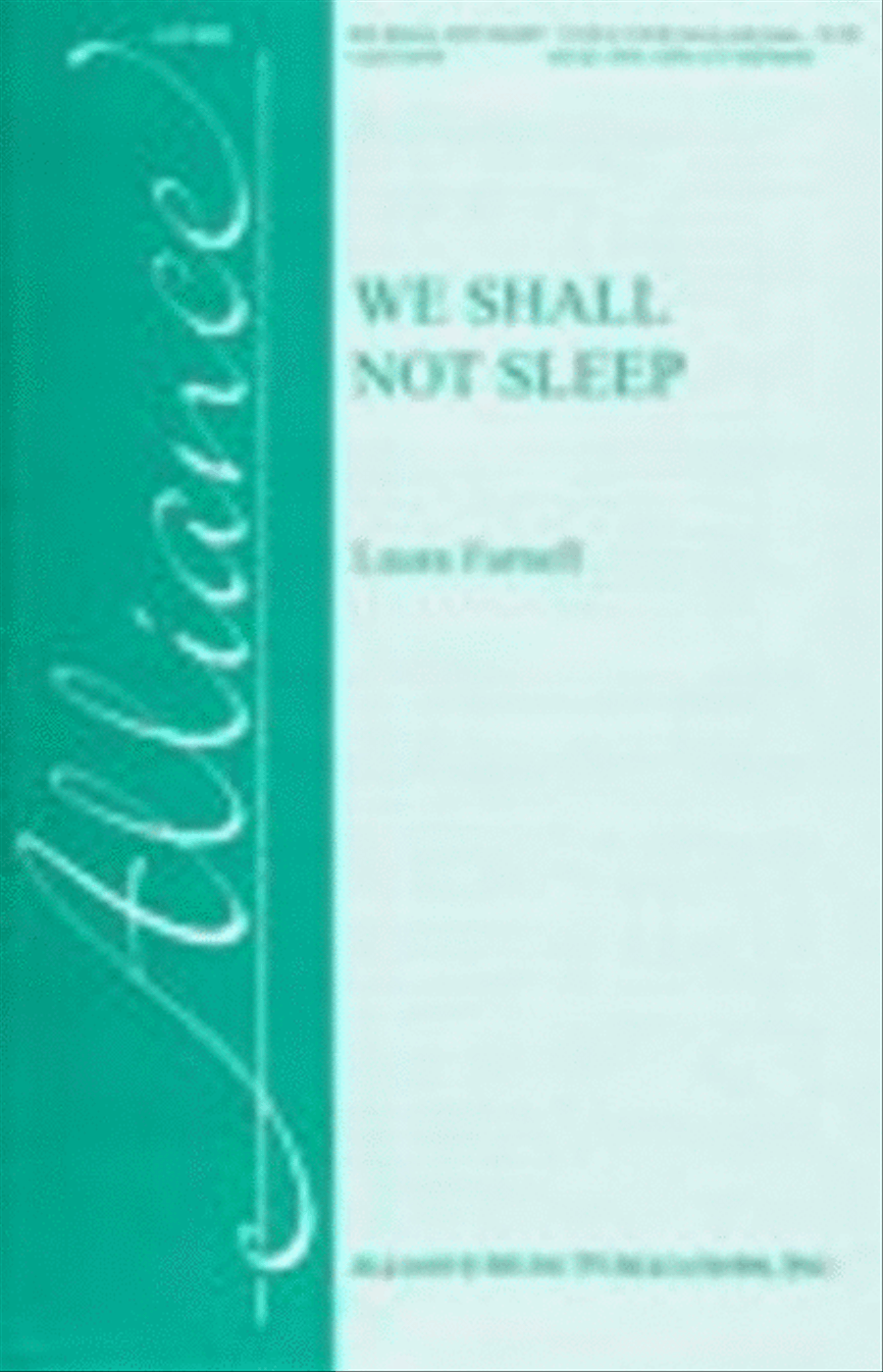 We Shall Not Sleep Choir scores gallery preview page 1
