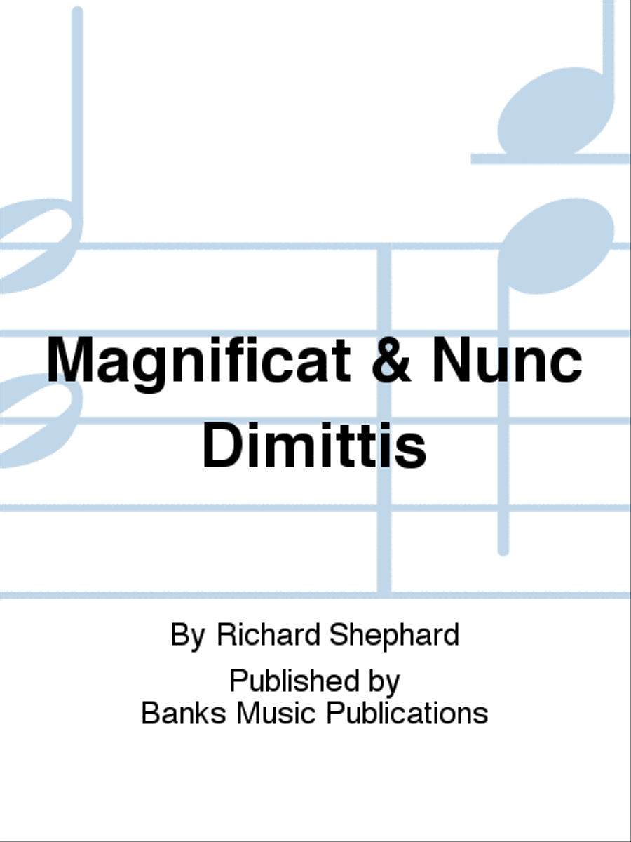 Magnificat & Nunc Dimittis 4-Part scores gallery preview page 1