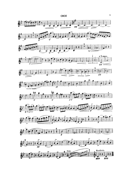 Woodwind Quintet: Oboe