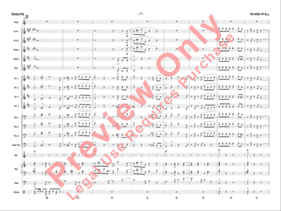 No Moon at All Jazz Ensemble scores gallery preview page 10