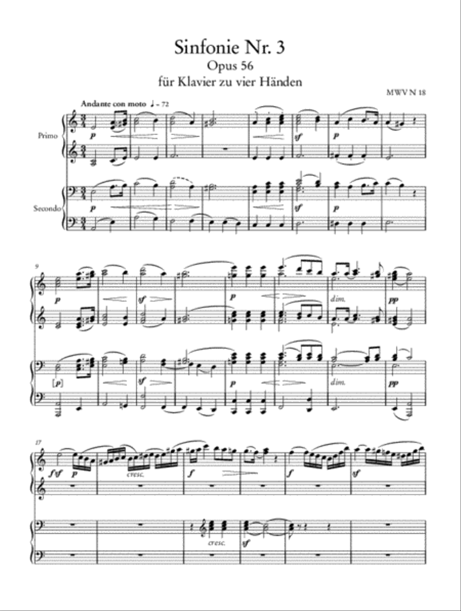 Leipzig Edition of the Works of Felix Mendelssohn Bartholdy Piano Duet scores gallery preview page 2