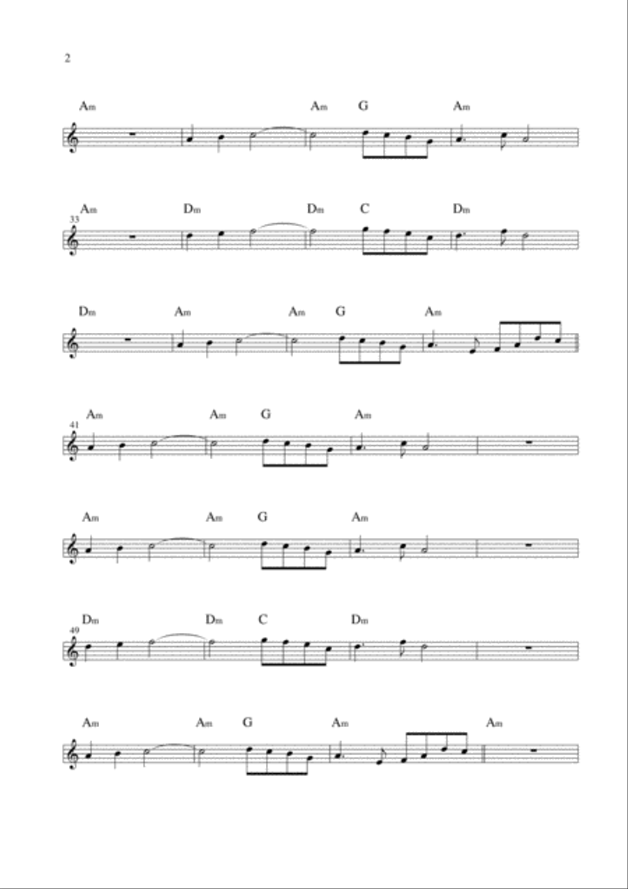 Desmond Fivestarr's Travelling Theme Large Ensemble scores gallery preview page 3