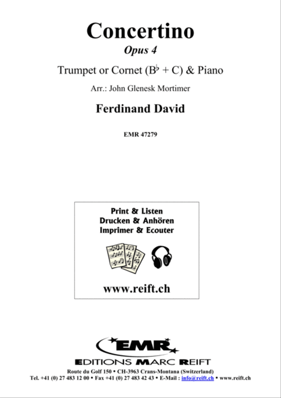 Concertino Cornet scores gallery preview page 2