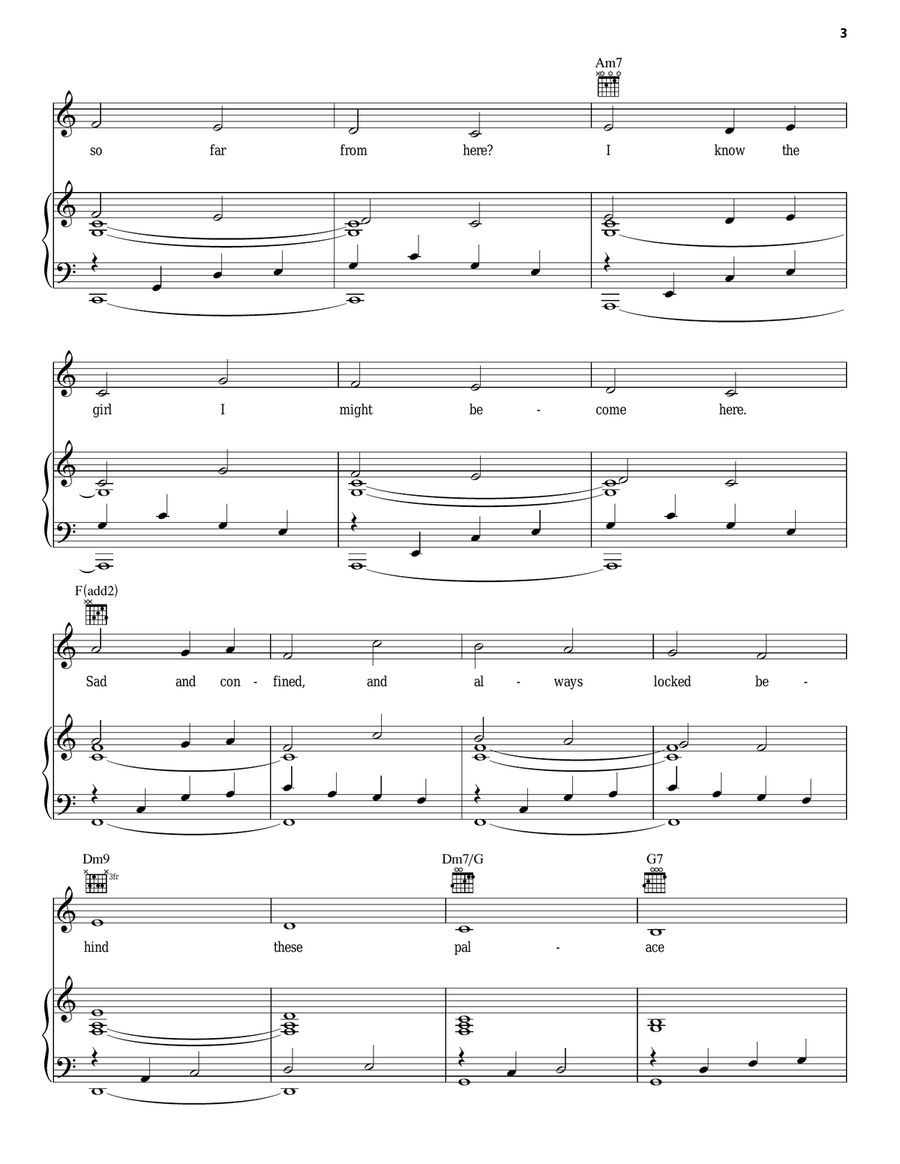 These Palace Walls (from Aladdin: The Broadway Musical) Guitar scores gallery preview page 3