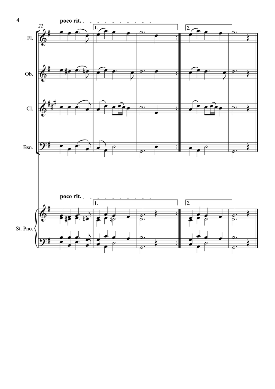 We Plough the Fields and Scatter Small Ensemble scores gallery preview page 4