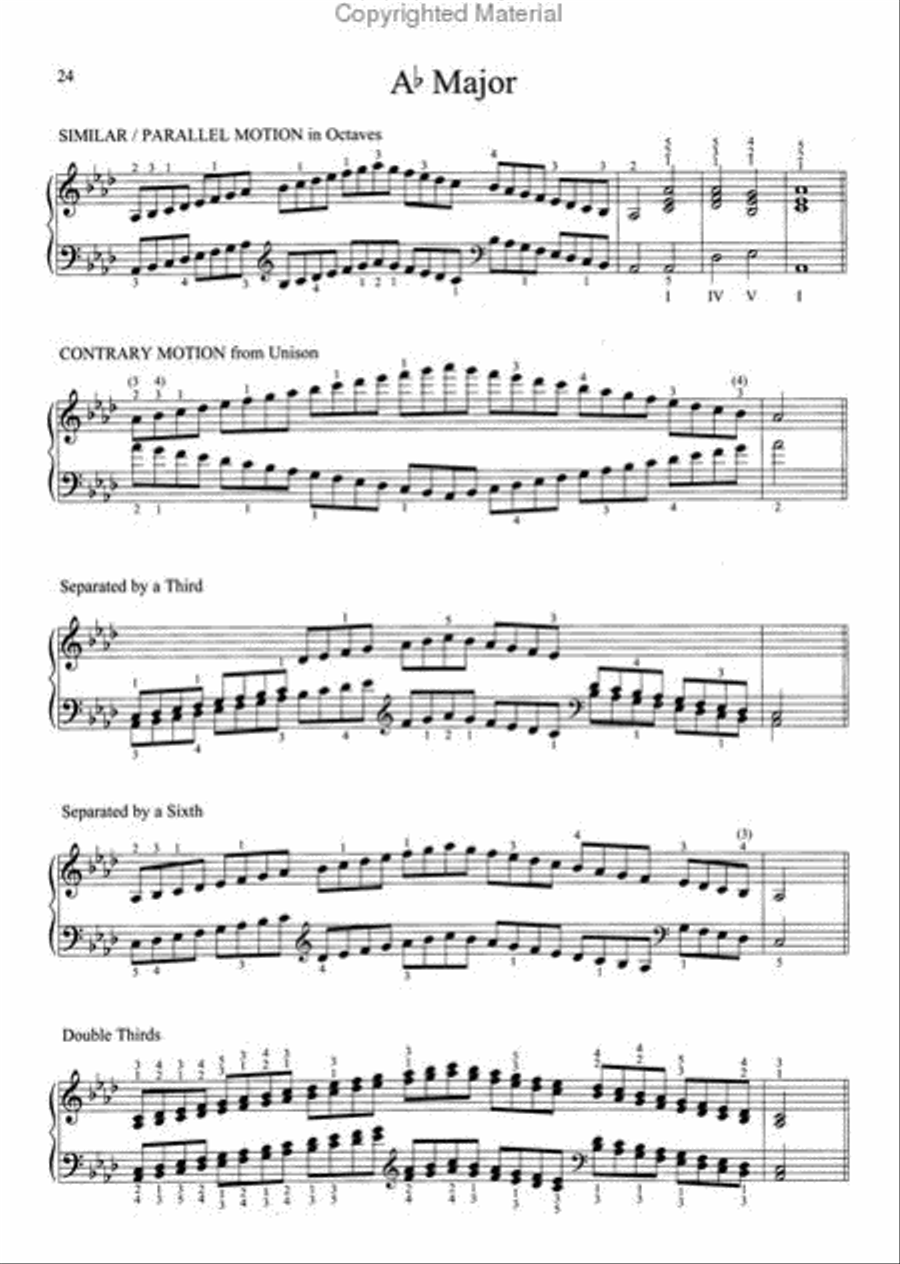 The Brown Scale Book Piano Method scores gallery preview page 4