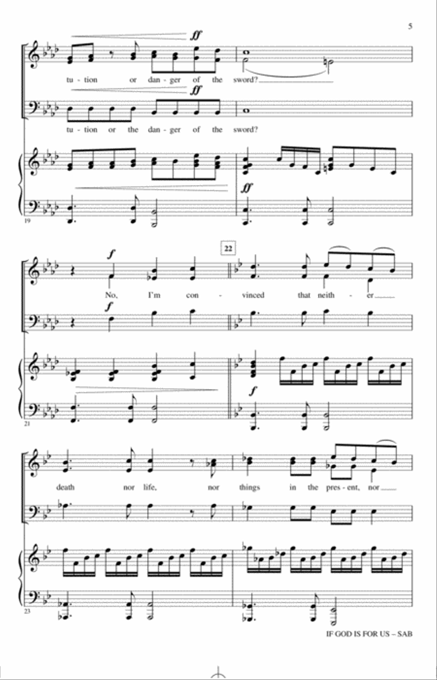 If God Is For Us If God Is For Us 3-Part scores gallery preview page 4