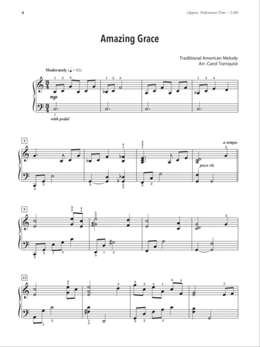Preludes for Worship: Hymns: Piano Arrangements for the Opening of Worship Services Piano Solo scores gallery preview page 4