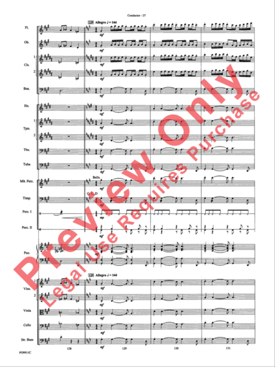 A Charlie Brown Christmas Full Orchestra scores gallery preview page 30