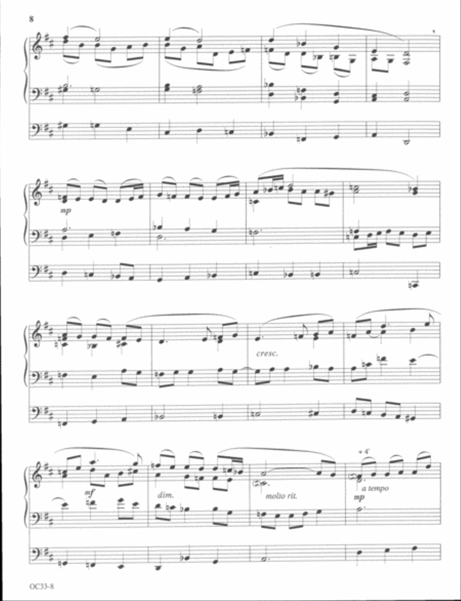 In His Presence Organ scores gallery preview page 6