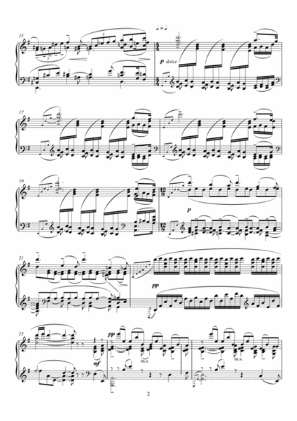 Piano Sonata No.2, Op.36 - 2nd Movement