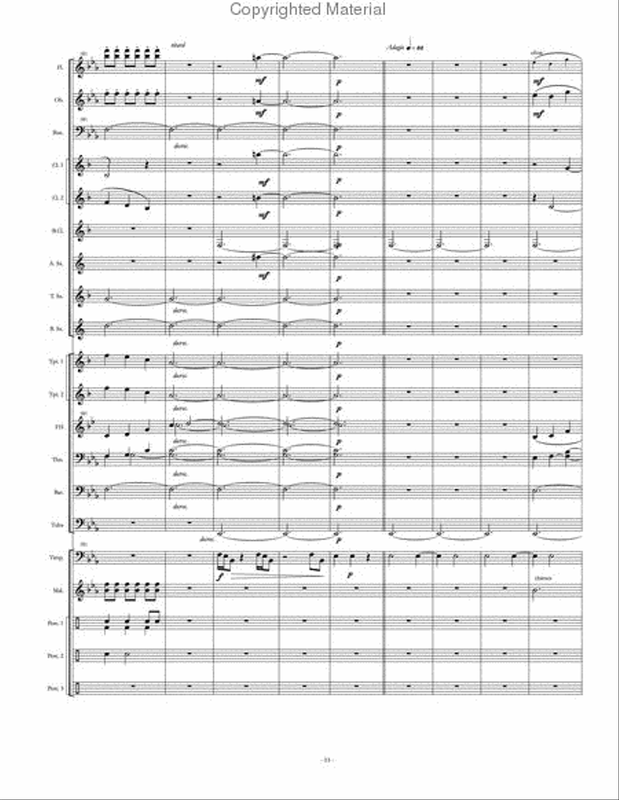 Monuments Concert Band scores gallery preview page 16