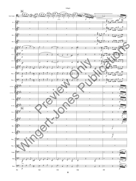 Adagio Solo Euphonium and Winds image number null