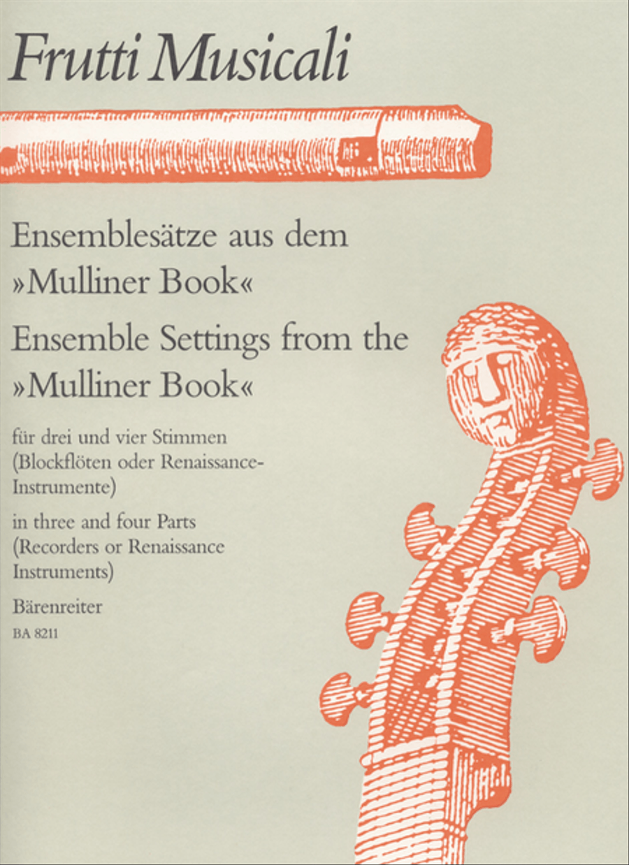 Ensemblesatze aus dem Mulliner Book for Strings and Winds Soprano Recorder scores gallery preview page 1