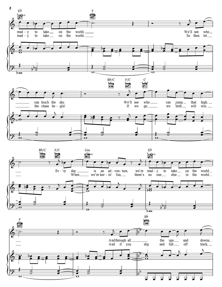 You Know I Will Piano, Vocal, Guitar scores gallery preview page 2