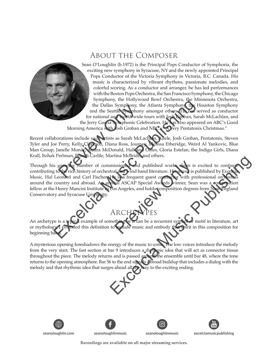 Archetypes Concert Band scores gallery preview page 3