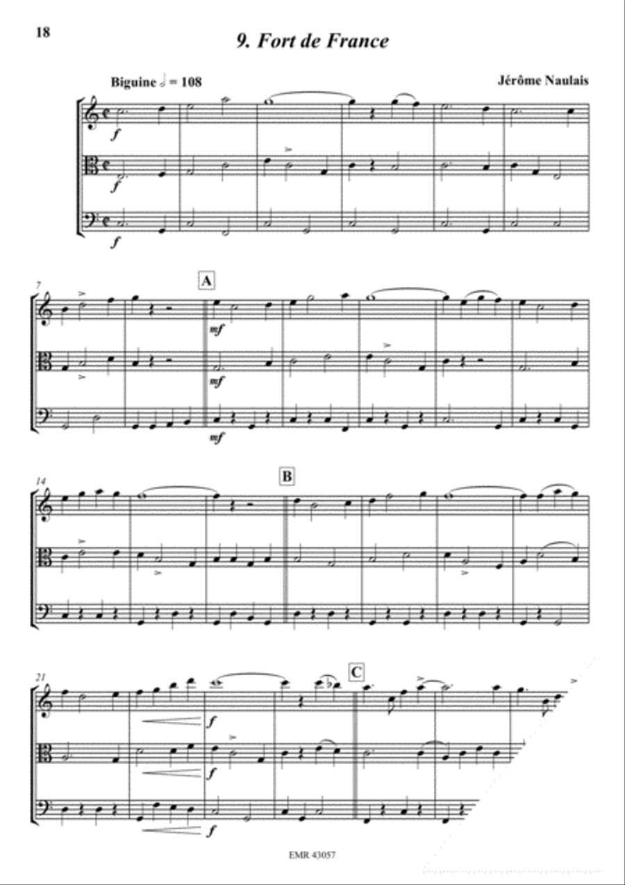 A Musical Journey String Trio scores gallery preview page 12