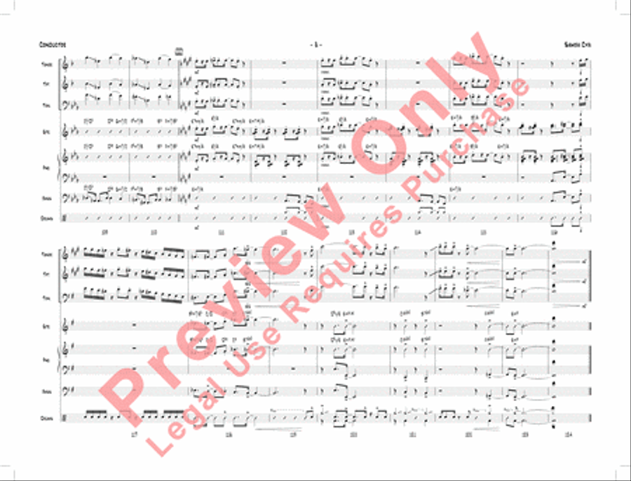Samba Cya Samba Cya Jazz Ensemble scores gallery preview page 11
